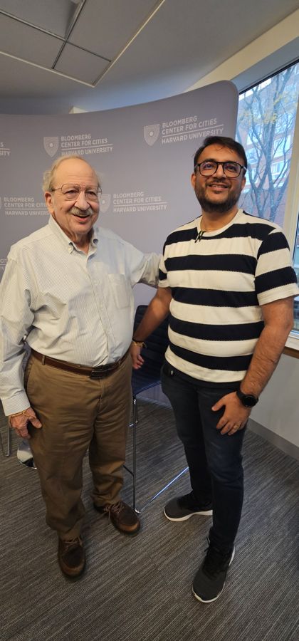 Chahat Shah with Marshall Ganz