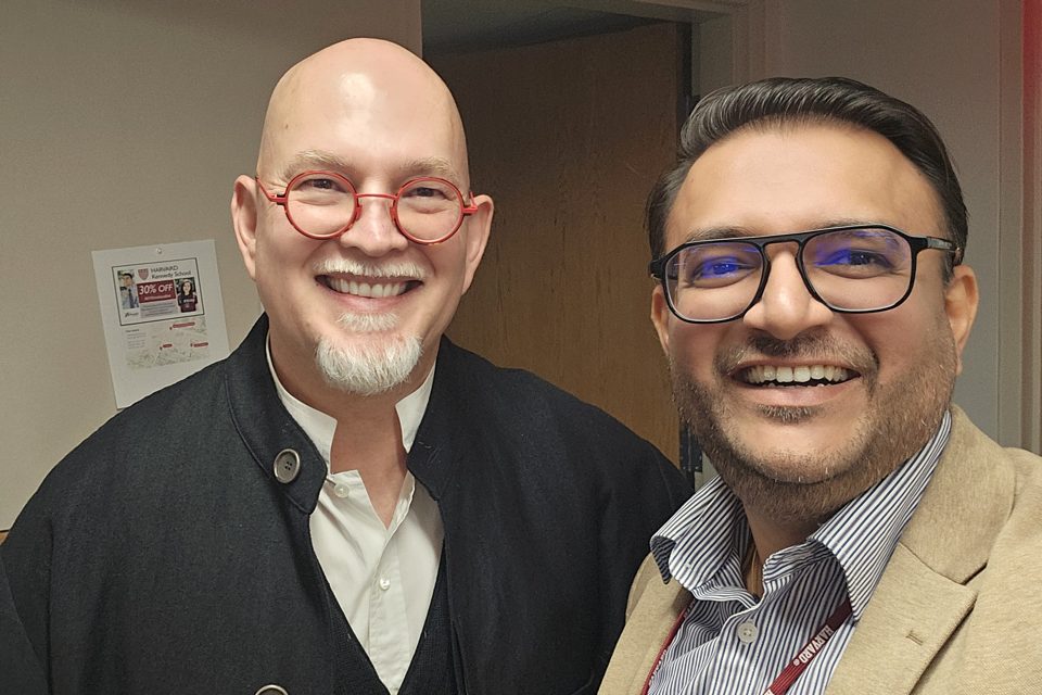 Chahat Shah with Bill Hanway