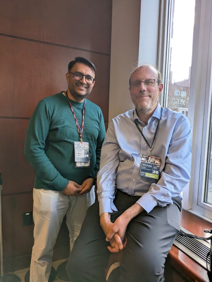 Chahat Shah with Michael Kremer